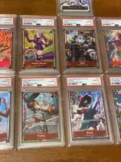 One Piece ST21-Gear 5:EX Starter Deck Alt Art - (15) Card SEQ Set ALL PSA 10 - Image 4