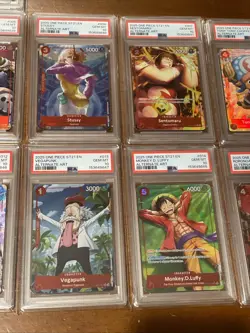 One Piece ST21-Gear 5:EX Starter Deck Alt Art - (15) Card SEQ Set ALL PSA 10 - Image 5