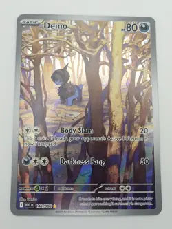 Pokemon TCG Deino 146/086 Illustration Rare White Flare IR - Image 1