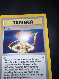 Pokemon Card english Trainer Misty 18/132 Holo Gym Heroes Wizards LP - Image 5