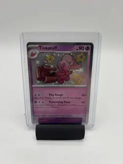 Pokemon Tinkatuff 166/091 SV: Paldean Fates Shiny Rare Holo Card - Near Mint - Image 1