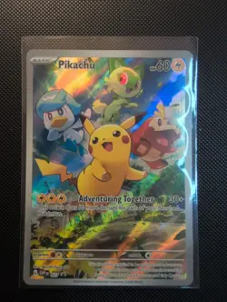 Pokemon Pikachu SVP #027 Promo Card Black Star Lightly Played Condition LP - Image 1