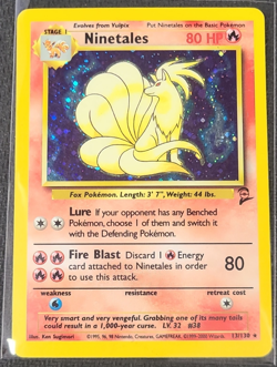 Ninetales 80 HP Base Set 2 Holo Rare 012/102 English Card 2000 - Image 1