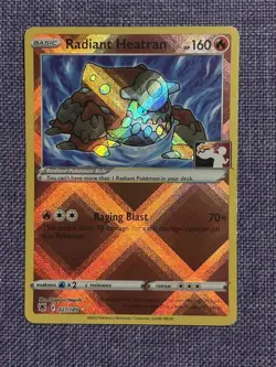 Pokemon TCG Radiant Heatran Prize Pack Series Card 027/189 LP Condition - Image 1