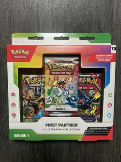 Pokemon First Partner Illustration Collection Series 1 New Sealed - Image 1