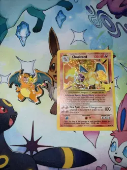 1 X POKEMON 2021 Celebrations - Charizard 4/102 - Foil Rare - NM!! - Image 1