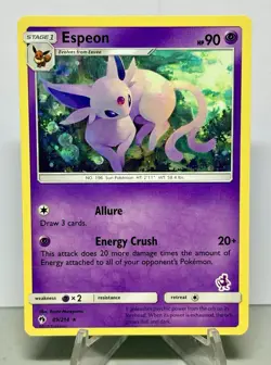 Espeon 89/214 Battle Academy Mewtwo Stamp Pokemon NM - Image 1