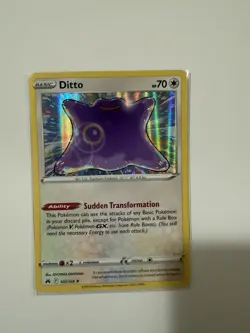 Pokemon Crown Zenith Ditto 107/159 Holo Rare Nm/M - Image 1