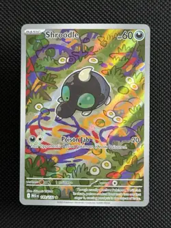 Shroodle 149/132 Illustration Rare Mega Evolution Pokemon Near Mint B - Image 1