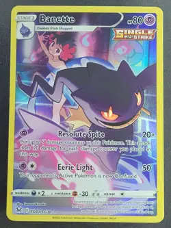 Banette TG07/TG30 Ultra Rare Lost Origin Trainer Gallery Pokemon TCG - Image 1
