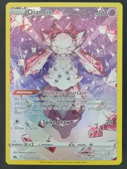 Diancie GG13/GG70 Ultra Rare Crown Zenith Galarian Gallery Pokemon TCG - Image 1