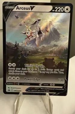 Arceus v Sword & Shield Promo SWSH204 Near Mint Pokemon Tcg - Image 2