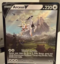 Arceus v Sword & Shield Promo SWSH204 Near Mint Pokemon Tcg - Image 3