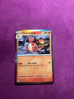 Pokemon TCG Charmeleon SV03: Obsidian Flames 027/197 Holo Promo Promo NM - Image 1