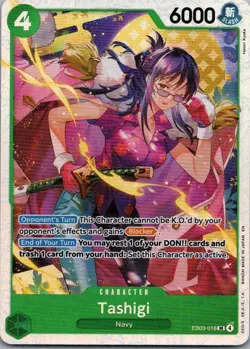 Tashigi Foil SR Extra Booster: One Piece Heroines Edition EB03-018 NM - Image 1