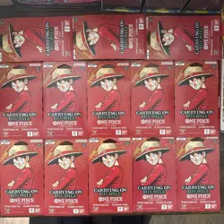 One Piece TCG OP-13 Carrying On His Will Sleeved Booster Pack Lot of 13 English - Image 1