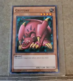 🔥 YUGIOH GRIFFORE YGLD-ENA13 COMMON NEAR MINT - Image 1