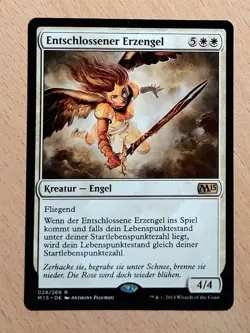 MTG Magic: Entschlossener Erzengel, Resolute Archangel, DEUTSCH, Engel - Image 1