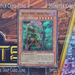 1x Destiny Hero - Double Dude - Super Rare - POTD-EN012 - 1st Ed - LP - Image 1