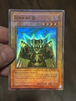 Yugioh Lord of D. SDK-041 Super Rare Unlimited LP Heavy Holo Bleed - Image 1