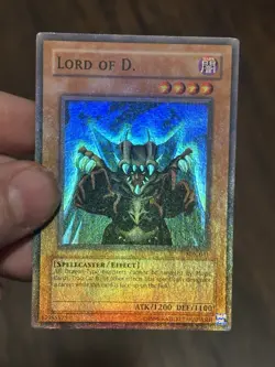 Yugioh Lord of D. SDK-041 Super Rare Unlimited LP Heavy Holo Bleed - Image 2