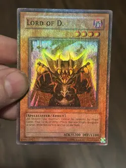 Yugioh Lord of D. SDK-041 Super Rare Unlimited LP Heavy Holo Bleed - Image 3
