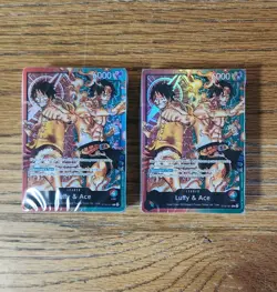 ONE PIECE ENGLISH TCG: (ST-30) Starter Deck EX: Luffy & Ace BRICK ONLY x2 SEALED - Image 1