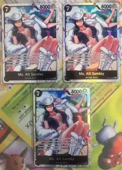 One Piece Card Game - Ms. All Sunday - OP14-084 - SR Foil English - Image 1