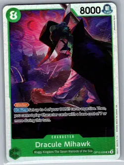 Dracule Mihawk OP12-030 SR English Legacy of the Master - One Piece Card - NM - Image 1
