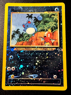 Marill 11/18 Southern Islands Promo Pokemon Card Reverse Holo Foil Rare MP - Image 1