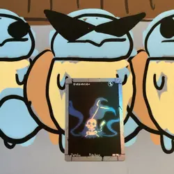 Pokederp Halloween X-ray Fakachu Holo Mimikyu 26/36 Custom Derpy Card - Image 1
