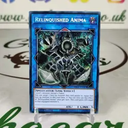 Relinquished Anima BROL-EN087 Secret Rare 1st Edition YuGiOh! Card Near Mint - Image 1