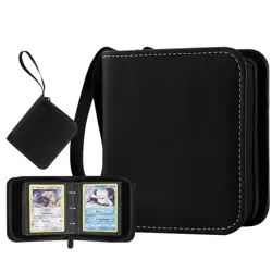Mini Size Card Binder for Pokemon Cards, ® 2x2 2 Pockets with 40 Removable Sl... - Image 1