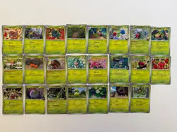Pokemon Destined Rivals Complete Common, Uncommon & Holo Rare 165 Card Set - Image 1