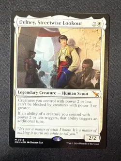 Delney, Streetwise Lookout - Murders at Karlov Manor PROMO (MTG) Near Mint - Image 1