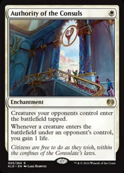 [1x] Authority of the Consuls Near Mint, English Kaladesh MTG Magic - Image 1