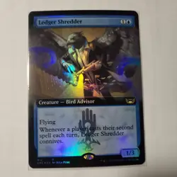 1x Ledger Shredder - Foil - Extended Art Near Mint MTG Magic - Kid Icarus - - Image 1