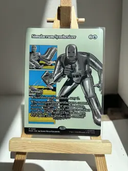 Simulacrum Synthesizer BORDERLESS - Marvel Super Heroes (MTG) - Image 1