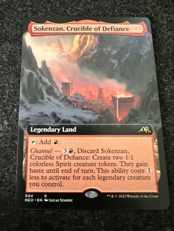 SOKENZAN, CRUCIBLE OF DEFIANCE EXTENDED ART Kamigawa: Neon Dynasty MTG NEW - Image 1