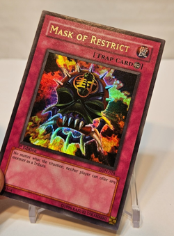 Mask of Restrict LON-018 Ultra Rare 1st Edition Yugioh 1953 - Image 4