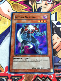 Necro Gardna taev-en012 1st Edition (NM+) Super Rare Yu-Gi-Oh! - Image 1
