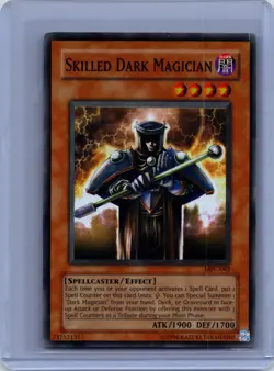 Skilled Dark Magician Unlimited Super Rare Magician's Force MFC-065 LP - Image 1