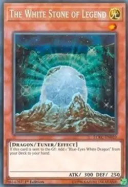 Yugioh! LP The White Stone of Legend - LCKC-EN010 - Secret Rare - 1st Edition Li - Image 1