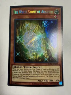 The White Stone of Ancients Secret Rare Legendary Collection Kaiba LCKC-EN011 LP - Image 1