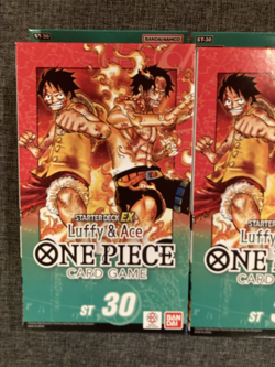 One Piece ST-30 Luffy & Ace Starter Deck EX Lot of 3 Factory Sealed - Image 2