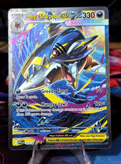 Mega Sharpedo ex - 127/094 - SIR - Phantasmal Flames - Pokemon Card - NM/M - Image 2