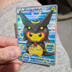 Pokemon Pikachu Cosplay Holo Promo Style 2 Card Bundle Anime Cards - Image 3