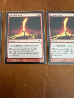 Seething Song Mirrodin MTG X1 - Image 4