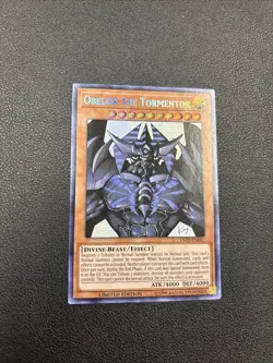 *** OBELISK THE TORMENTOR *** PRISMATIC SECRET RARE TN19-EN007 YUGIOH! A6 - Image 2