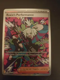 Roxie's Performance SIR 121/086 Chaos Rising CRI Pokemon Card - Image 1